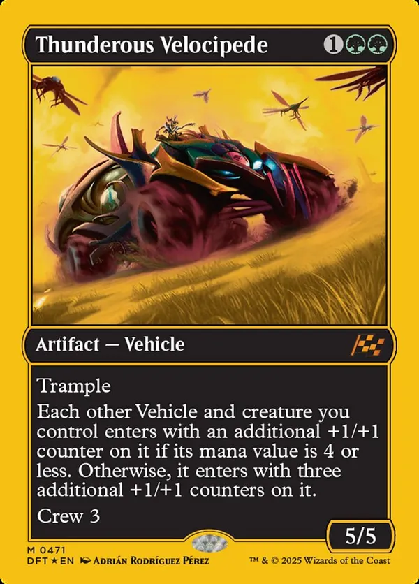 Thunderous Velocipede (First-Place Foil)