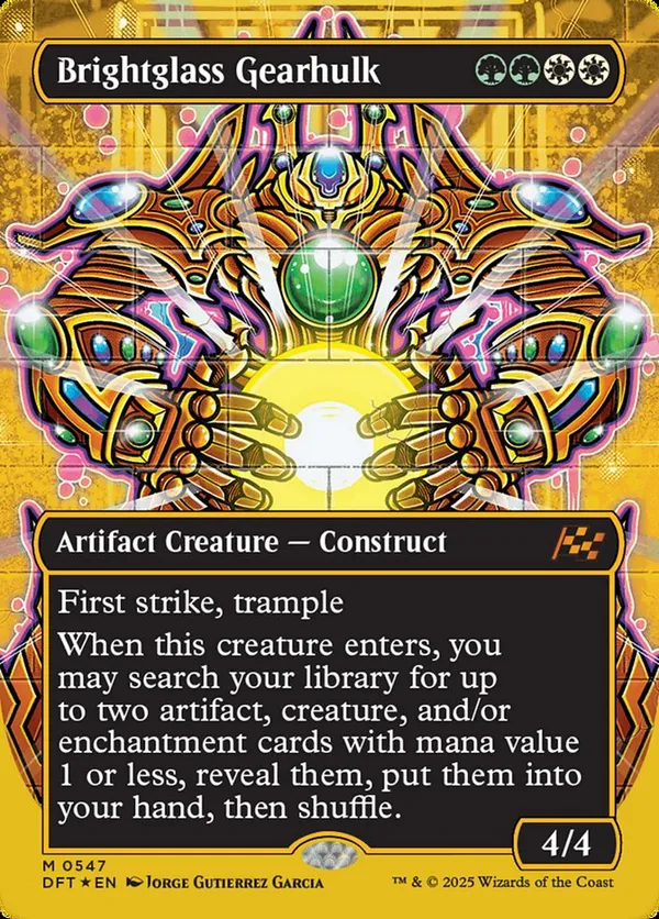 Brightglass Gearhulk (Borderless) (First-Place Foil)