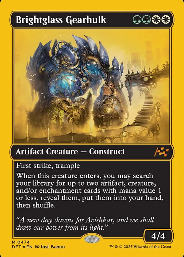 mtg パラドックス装置　foil msp Spire Mechcycle (Borderless) | Aetherdrift - Variants | Star