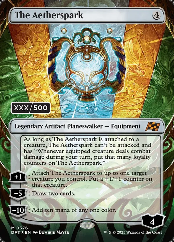 MTG　霊気灯　ファーストプレイスfoil ファーストプレイスFOIL)霊気灯/The Aetherspark《日本語》【DFT】