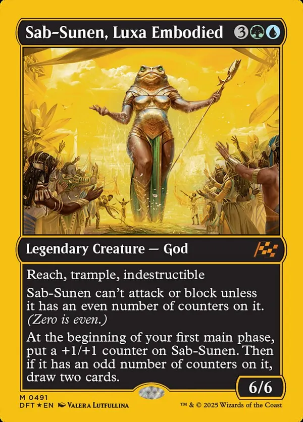 Sab-Sunen, Luxa Embodied (First-Place Foil)