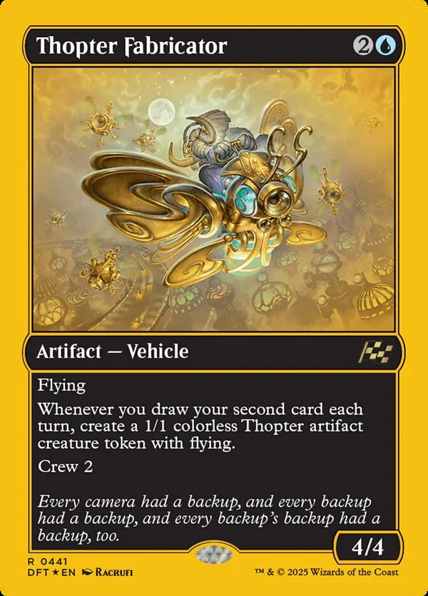 Thopter Fabricator (First-Place Foil)
