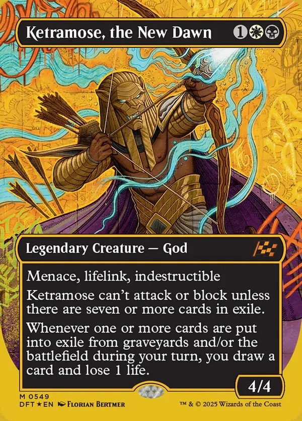 mtg 新たな啓明、ケトラモーズ (DFT) ファーストプレイス foil 209)《新たな夜明け、ケトラモーズ/Ketramose, the New Dawn