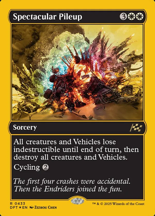 Spectacular Pileup (First-Place Foil)