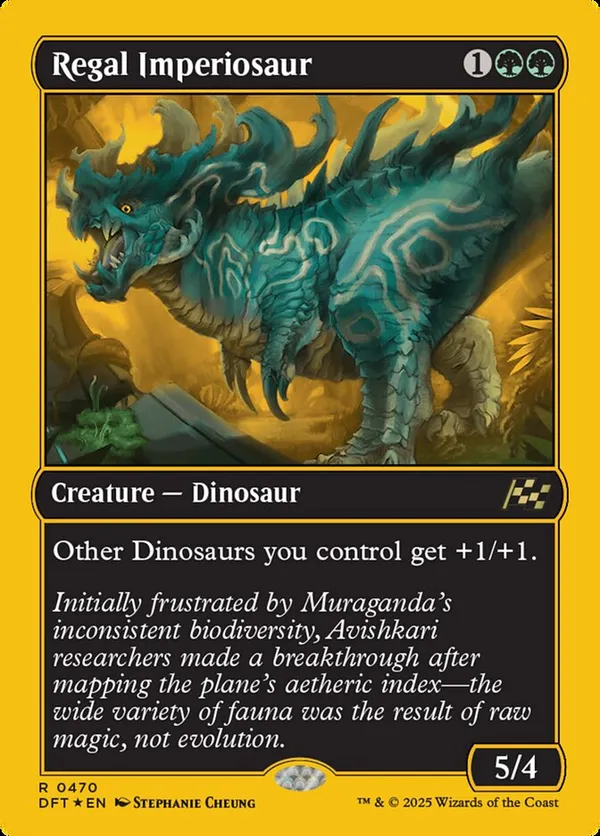 Regal Imperiosaur (First-Place Foil)