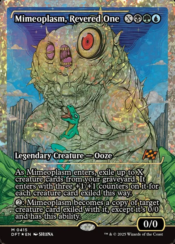Mimeoplasm, Revered One (Showcase) (Fracture Foil)
