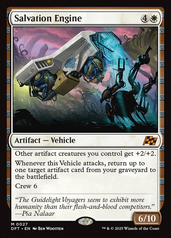MTG 救出エンジン フラクチャーFoil 日)【フラクチャーFoil】救出エンジン / Salvation Engine