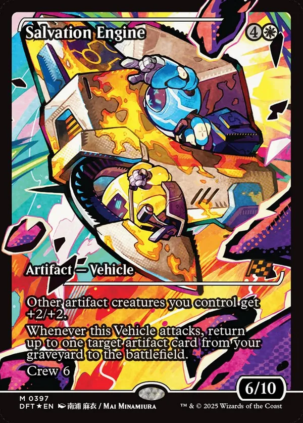 Salvation Engine (Showcase) (Fracture Foil) • Aetherdrift