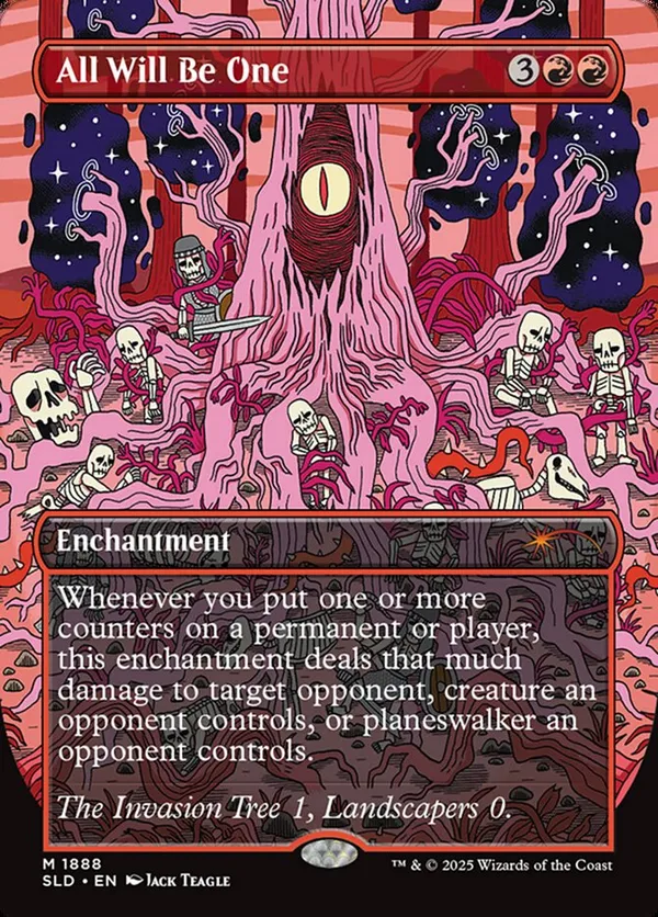 Foil【Secret Lair】All Will Be One S&C mtg Showcase: All Will Be One Step-and-Compleat Edition | Secret