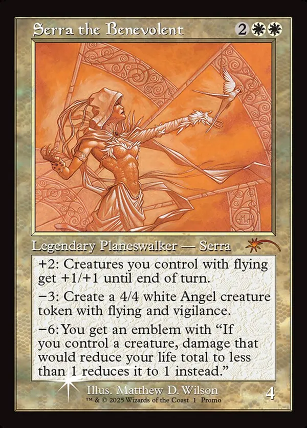 Serra the Benevolent (Retro Frame)