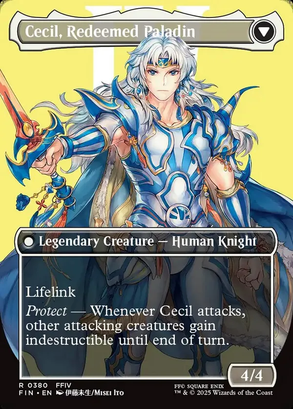 Cecil, Dark Knight // Cecil, Redeemed Paladin (Borderless)