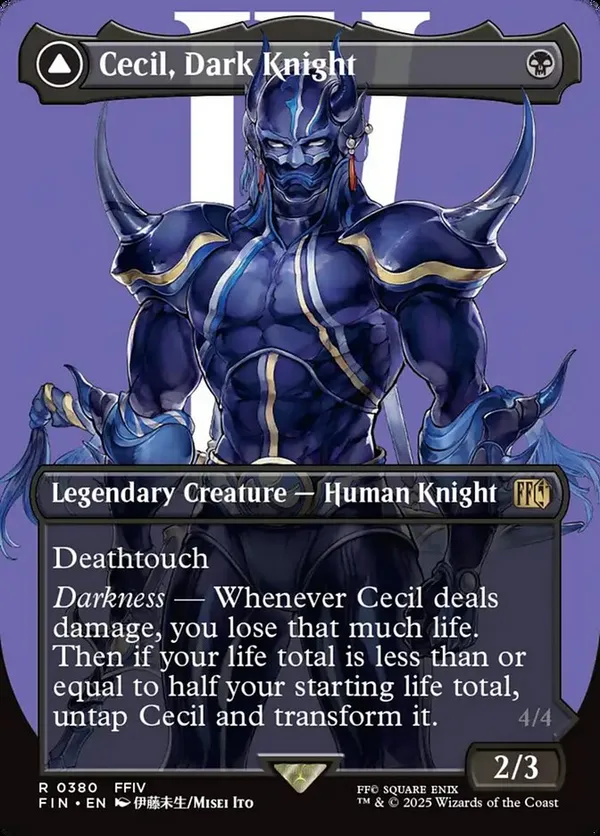 Cecil, Dark Knight // Cecil, Redeemed Paladin (Borderless)