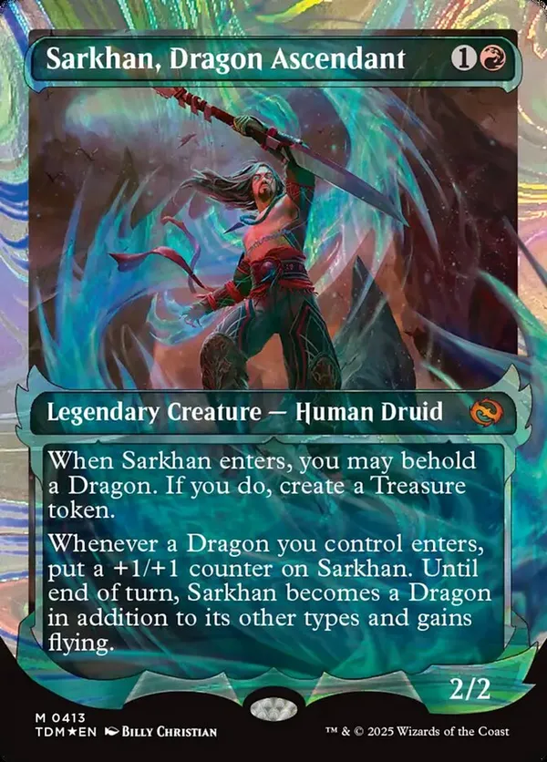 Sarkhan, Dragon Ascendant (Halo Foil)