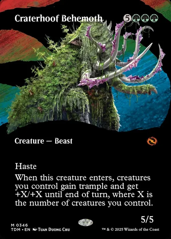 Craterhoof Behemoth (Borderless)