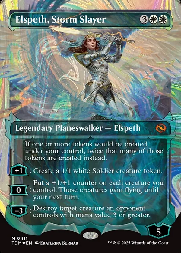 Elspeth, Storm Slayer (Showcase) • Tarkir: Dragonstorm (TDM