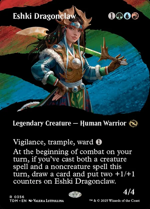 Eshki Dragonclaw (Borderless) • Tarkir: Dragonstorm (TDM) #356