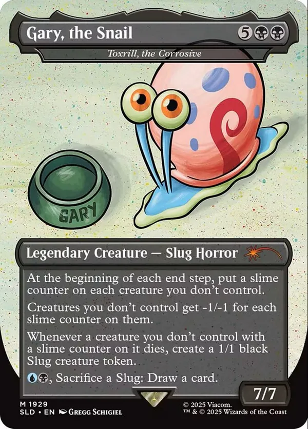 Gary, the Snail - Toxrill, the Corrosive (Rainbow Foil)