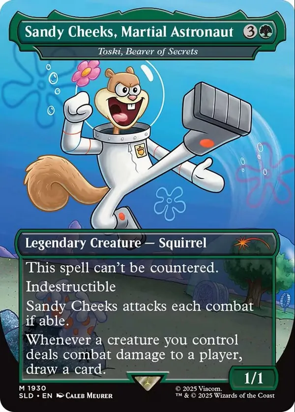 Sandy Cheeks, Martial Astronaut - Toski, Bearer of Secrets (Rainbow Foil)
