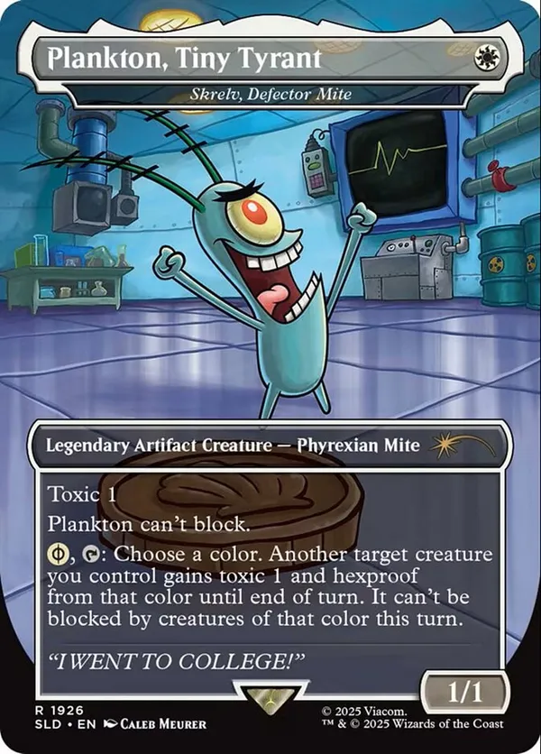 Plankton, Tiny Tyrant - Skrelv, Defector Mite (Rainbow Foil)