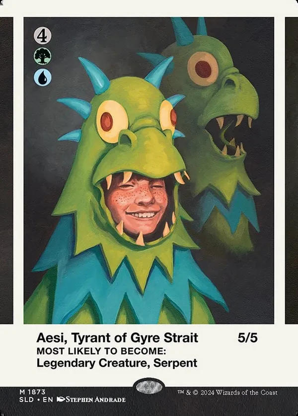 Aesi, Tyrant of Gyre Strait (Rainbow Foil)