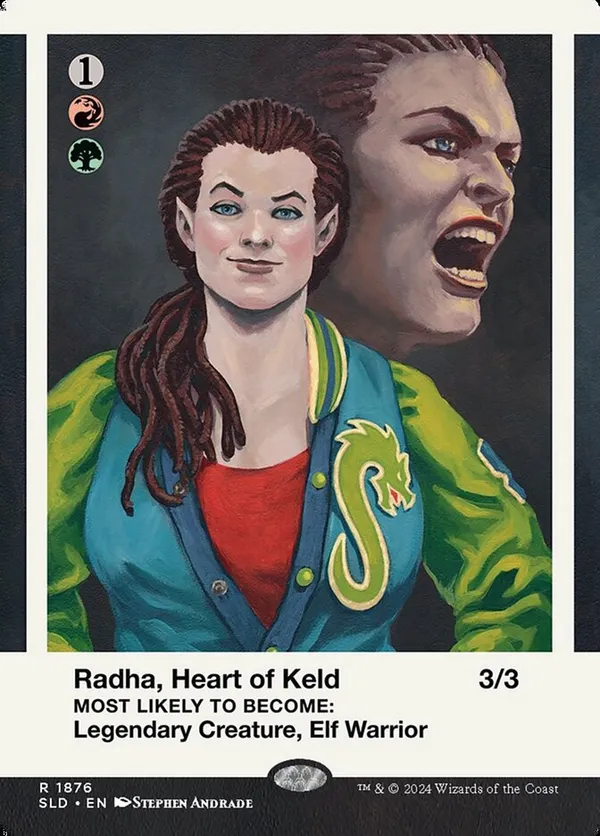 Radha, Heart of Keld (Rainbow Foil)