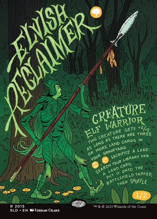 Elvish Reclaimer (Rainbow Foil)