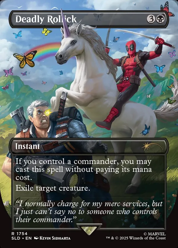 Deadpool, Trading Card (Rainbow Foil) • Secret Lair Series