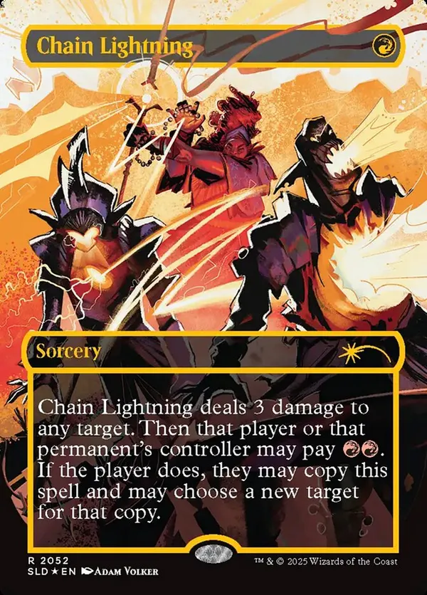 Chain Lightning (2047) (Raised Foil) • Secret Lair Series