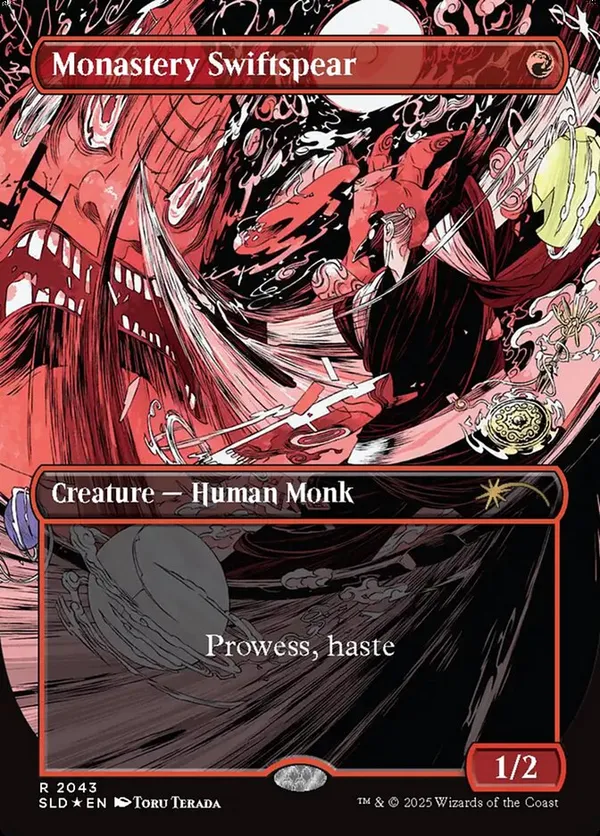 Monastery Swiftspear (2043) (Raised Foil)