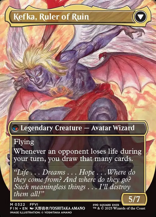 Kefka, Court Mage (Borderless) • Universes Beyond: Final