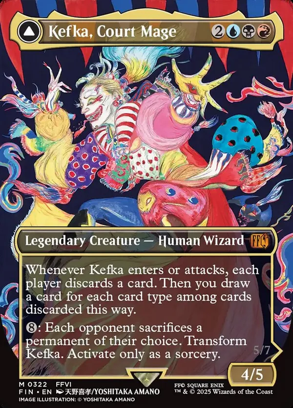 マジック：ザ・ギャザリング Kefka, Court Mage Kefka, Court Mage (Borderless) • Universes Beyond: Final