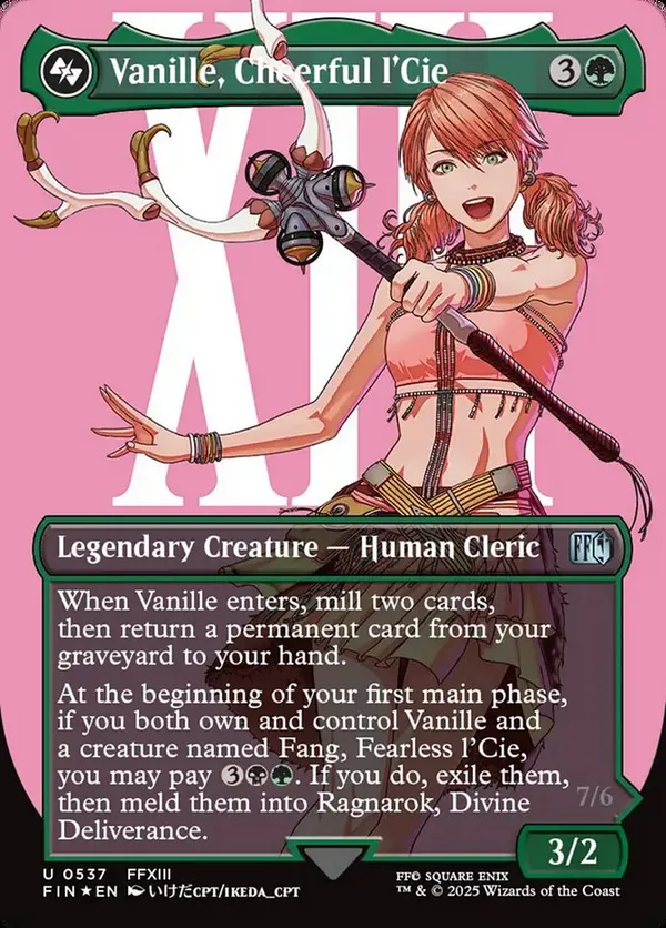 Vanille, Cheerful l'Cie (Borderless) (Surge Foil)