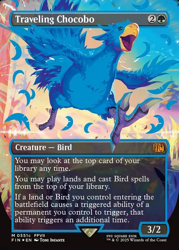 Traveling Chocobo マジック：ザ・ギャザリング英語版 MTG FOIL Traveling Chocobo English | eBay