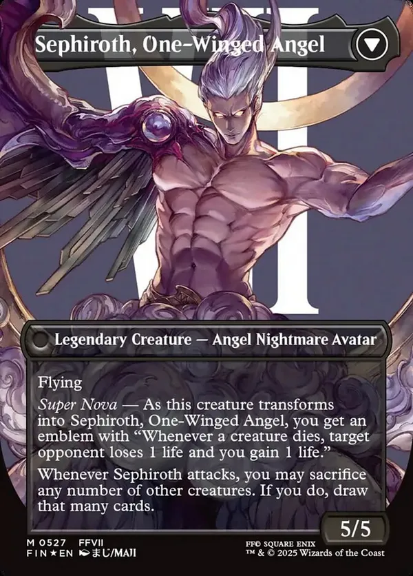 セフィロス サージfoil 買取相場】-MtG-(日)墜ちた英雄、セフィロス / Sephiroth