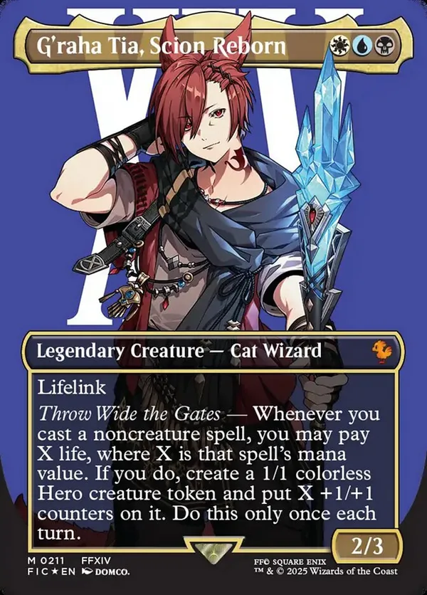 G'raha Tia, Scion Reborn (Borderless) (Surge Foil