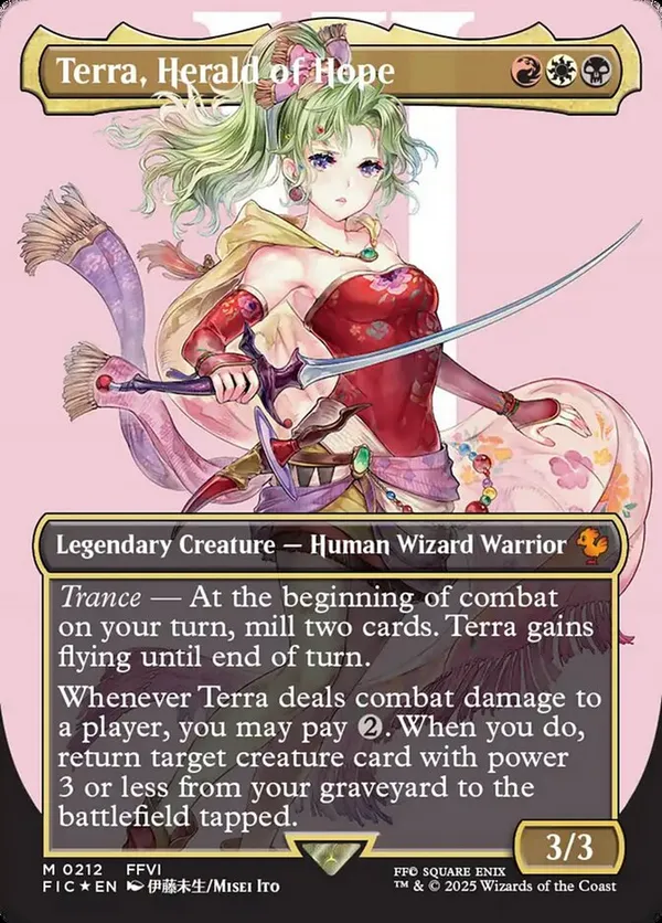 タタル・タル　サージfoil mtg ff MTG Final Fantasy Tifa, Martial Artist (Borderless) (Surge