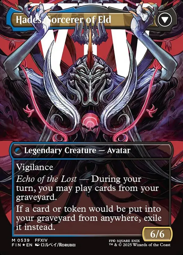 MTG/拡張/foil/エメトセルク/Emet-Selch,Unsundered Final Fantasy Variants Foil: Emet-Selch, Unsundered (0394