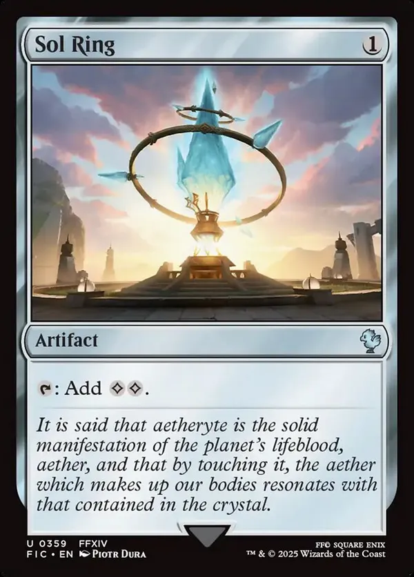 マジック：ザ・ギャザリング - マジックザギャザリング　sol ring 2016 太陽の指輪 (Sol Ring) · Aetherdrift Commander (DRC) #57