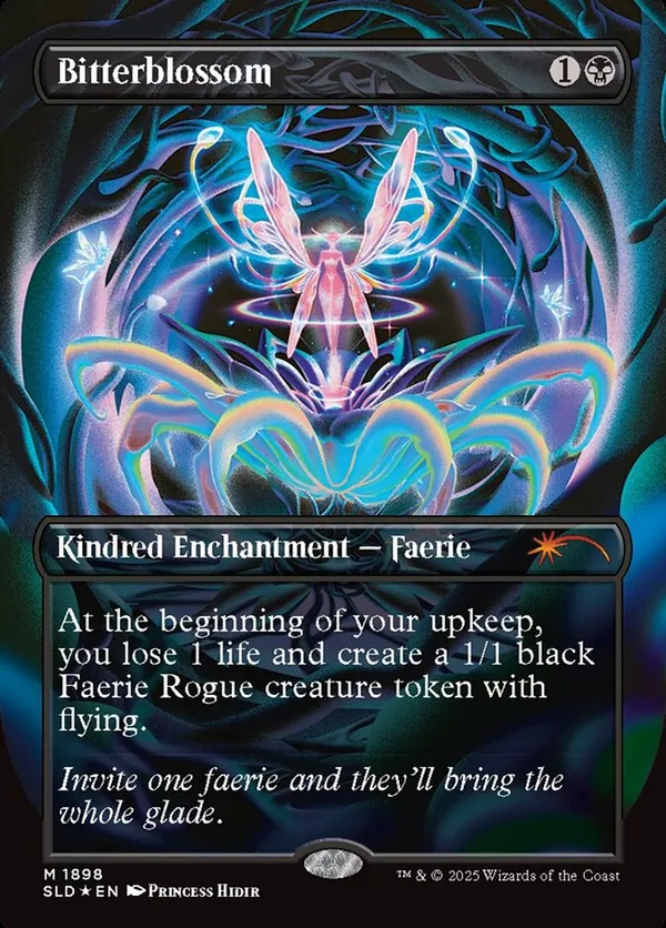 MTG SecretLair Bitterblossom Dreams　苦花 Amazon.com: Magic: The Gathering TCG - Secret Lair Drop