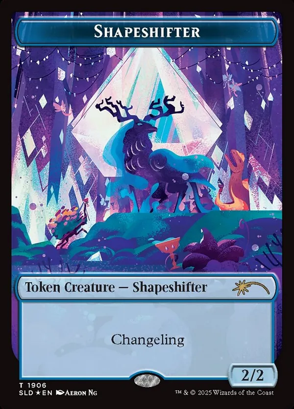 Shapeshifter Token (1907) (Double Rainbow Foil) • Secret