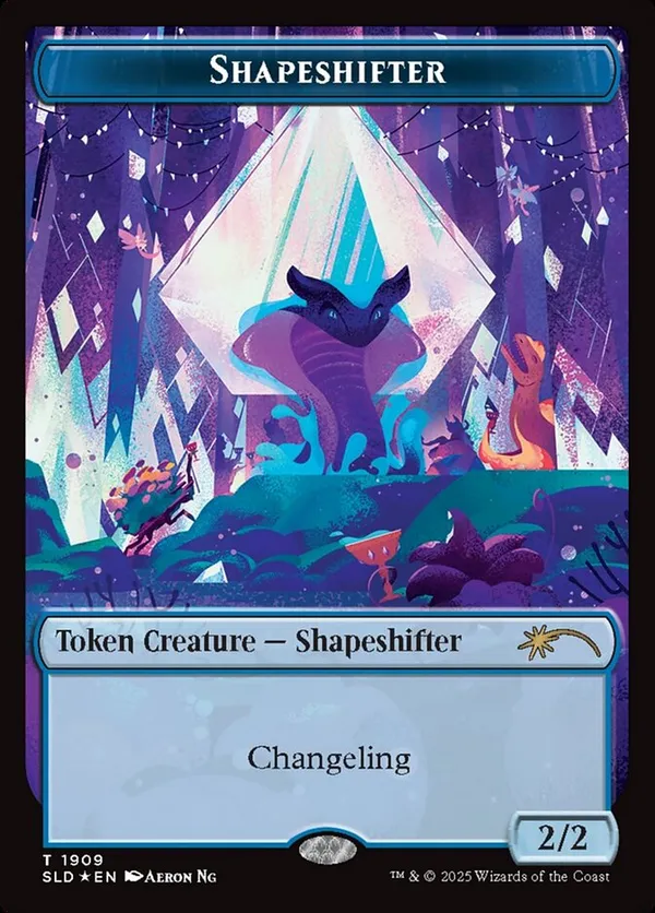 Shapeshifter Token (1909) (Double Rainbow Foil)