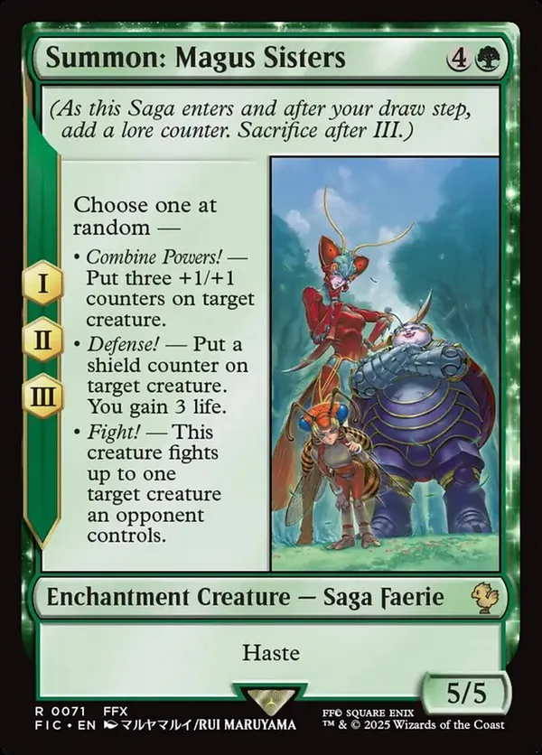 Summon: Magus Sisters (Surge Foil) • Commander: Final