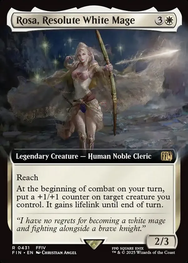 Rosa, Resolute White Mage (Extended Art)