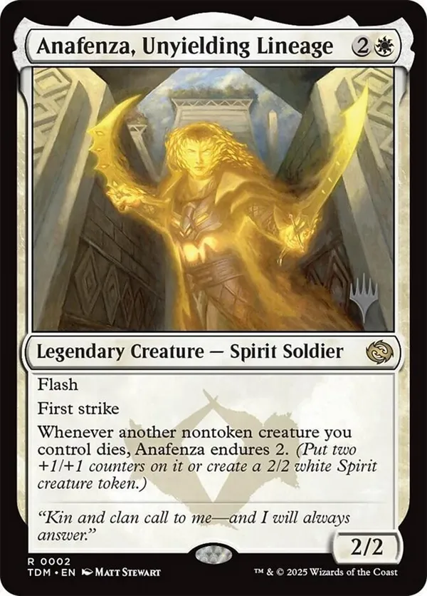 Anafenza, Unyielding Lineage