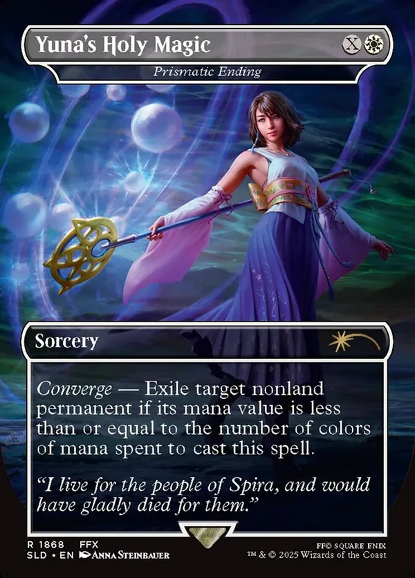 Yuna's Holy Magic - Prismatic Ending (Rainbow Foil)