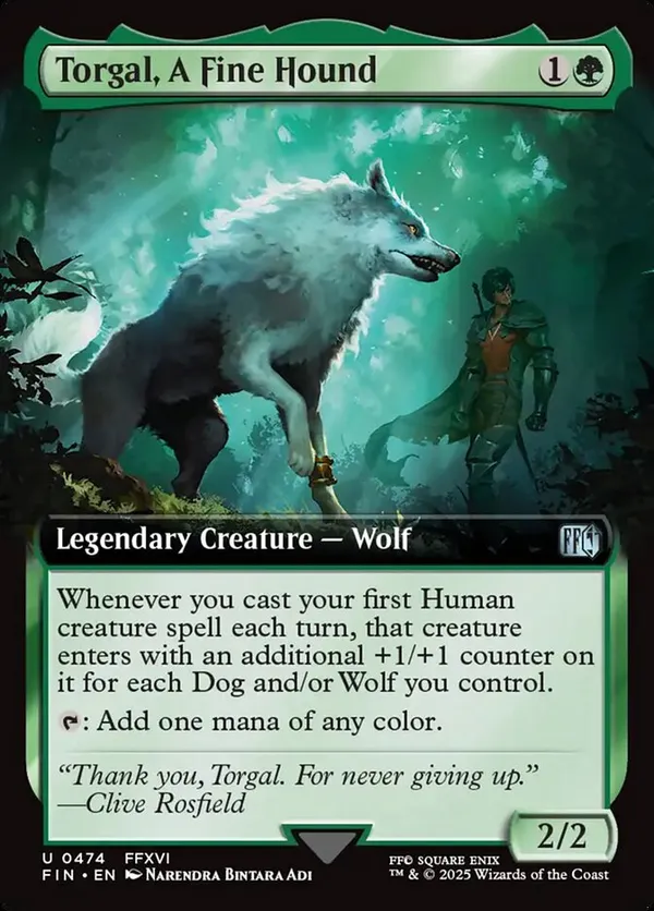 Torgal, A Fine Hound • Universes Beyond: Final Fantasy (FIN