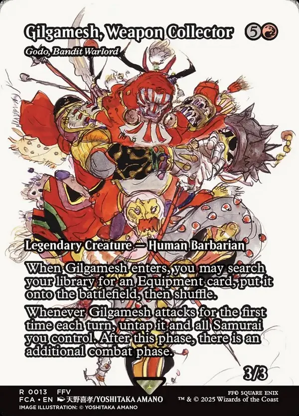 Gilgamesh, Weapon Collector - Godo, Bandit Warlord (Showcase)