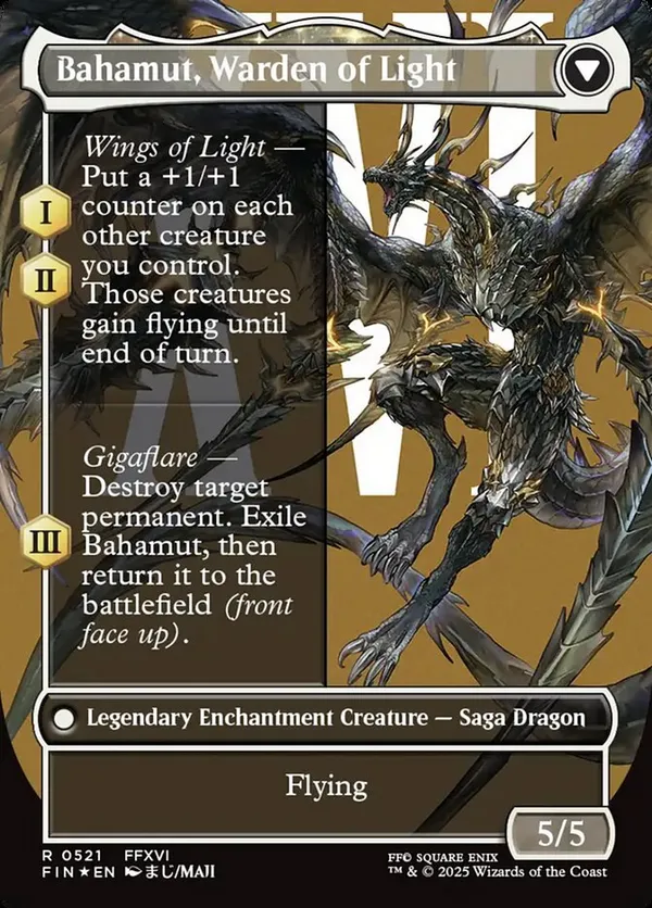 Dion, Bahamut's Dominant (Borderless) (Surge Foil)