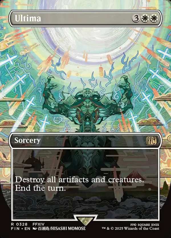 MTG FF スタンダード・ショーダウン優勝プロモ　アルテマ　Ultima MTG FF アルテマ【英語foil】Ultima -Foilスタンダードショー