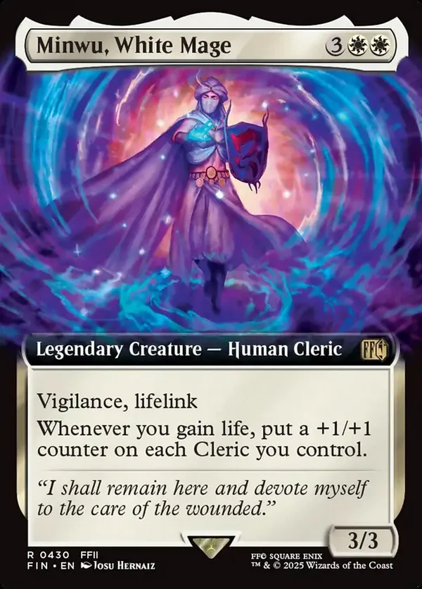 Minwu, White Mage (Extended Art)